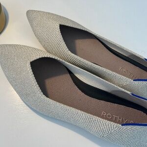 Rothy’s “The Point” metallic